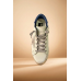 Golden Goose Super-Star With Suede Star and Blue Heel Tab