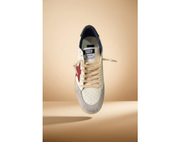 Ball Star Brown Nubuck Star And Nappa Heel Tab