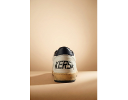 Ball Star Brown Suede Silver Glitter Star