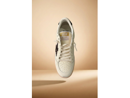 Ball Star Brown Suede Silver Glitter Star