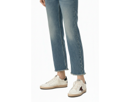 Ball Star Brown Suede Silver Glitter Star